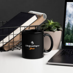 BPS Black Gloss Coffee Mug